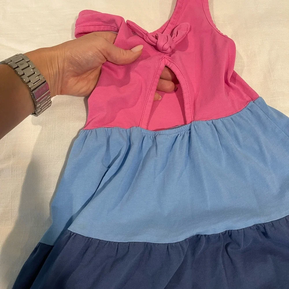 Vineyard Vines Pink and Blue Kids Casual Dress